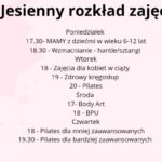 Nowe zajęcia już od listopada!